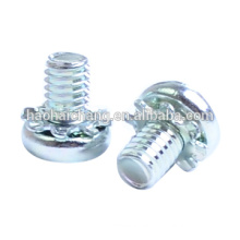 Phillips steel pan head screw with washer